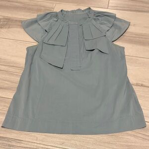 Elegant Blue Women's Top